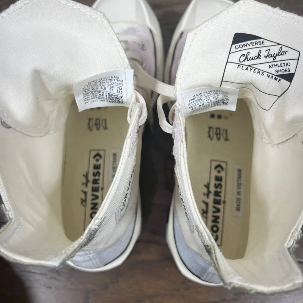 CONVERSE Chuck 70 De Luxe Squared Toe High Top Sz 4.5M/6.5W #A07599C - Picture 8 of 9